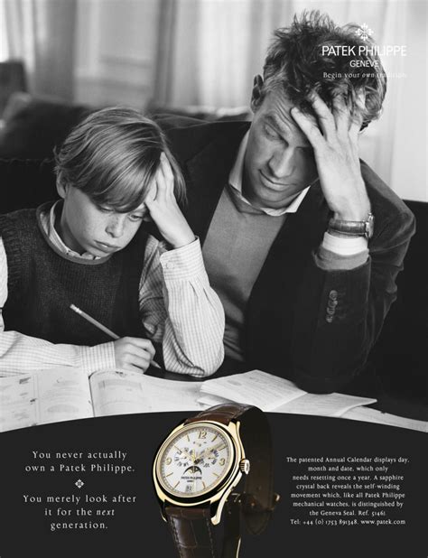 a patek philippe watch will never really be yours|patek philippe watch commercial.